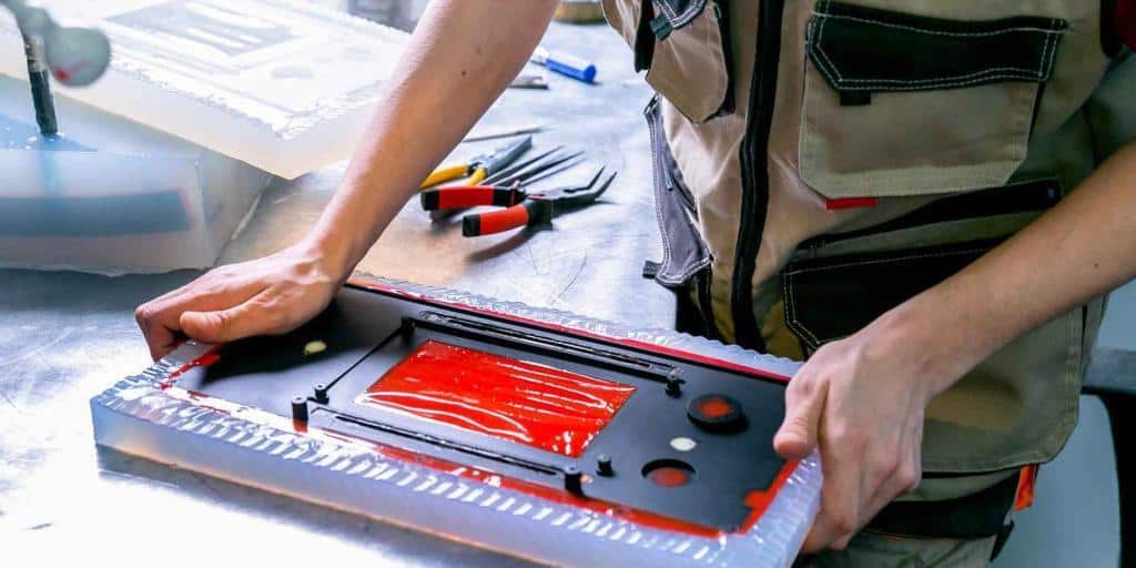 molde fundición colada al vacío